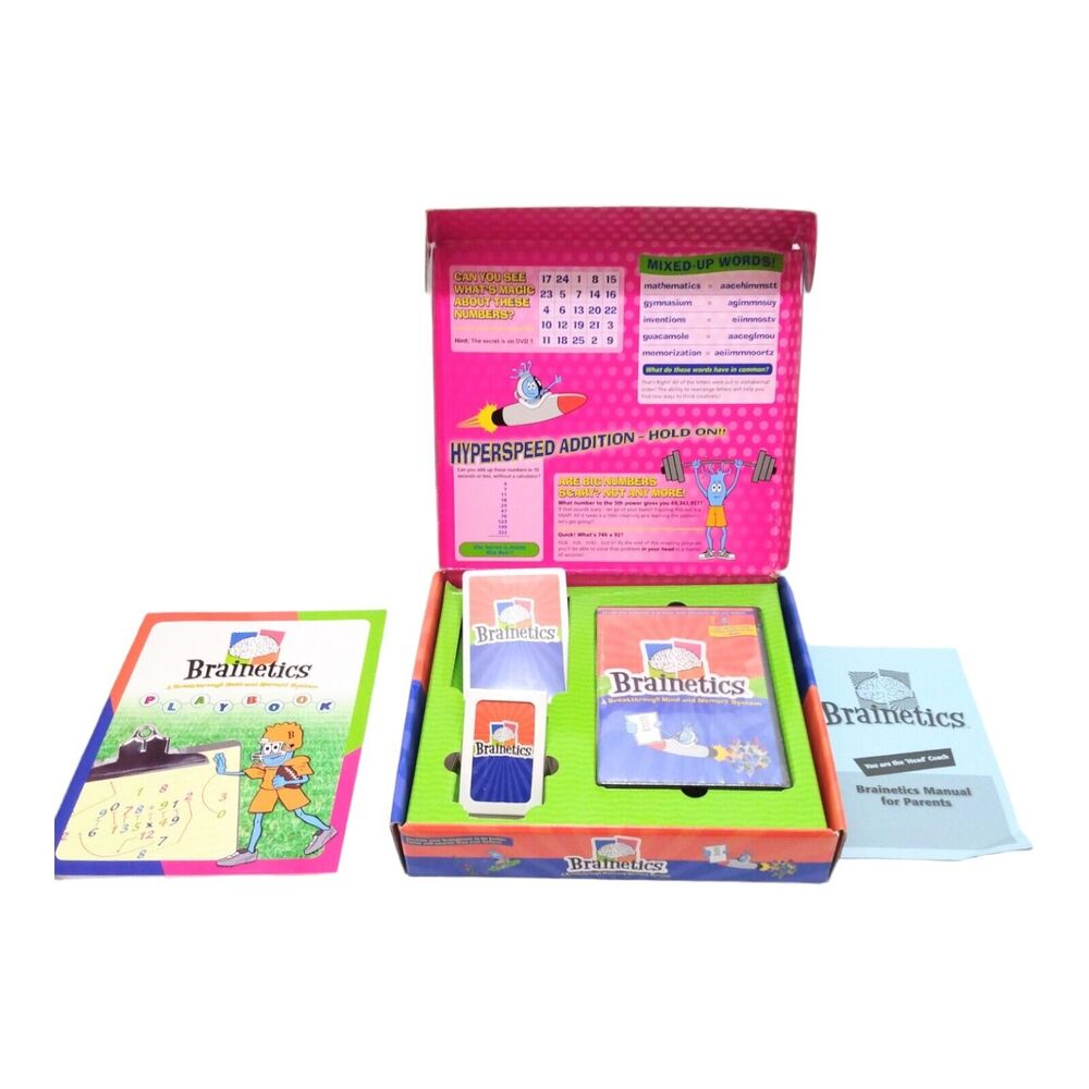 Brainetics Breakthrough Math And Memory System Educational 5 DVD New - Picture 2 of 9